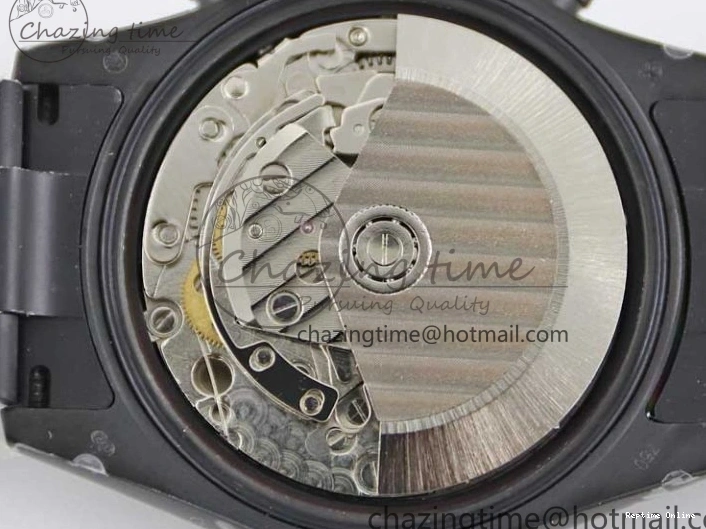 0515 Functional Daytona All Black PVD TWF Best Edition Rainbow Diamonds Bezel Black Dial on PVD Bracelet A 2449